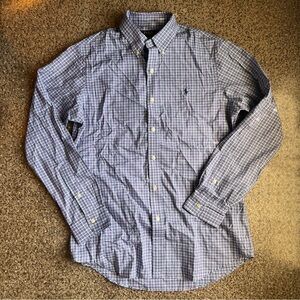 Ralph Lauren Blue Casual Button Down Shirt